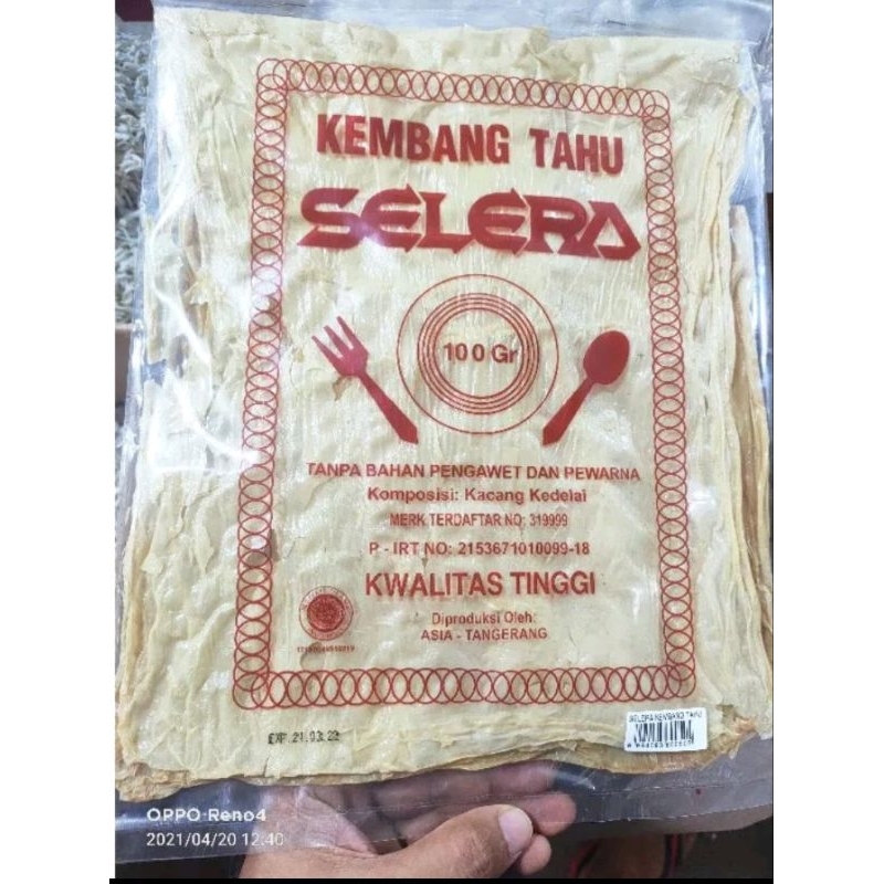 

Kembang Tahu Selera Kulit Tahu 100gr