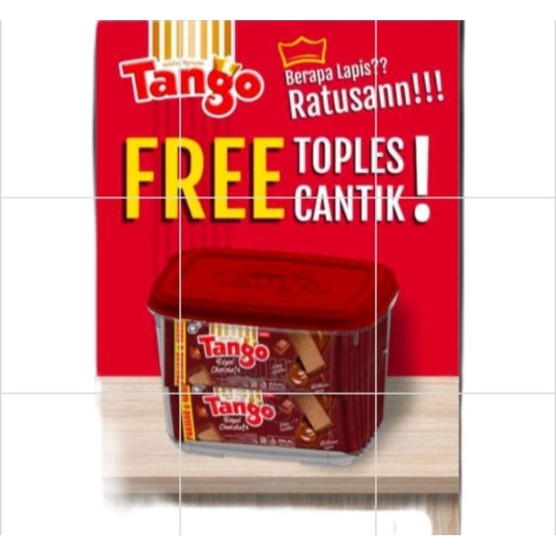 

Tango Wafer Free Toples Isi 20 Pcs ( 2 renceng )