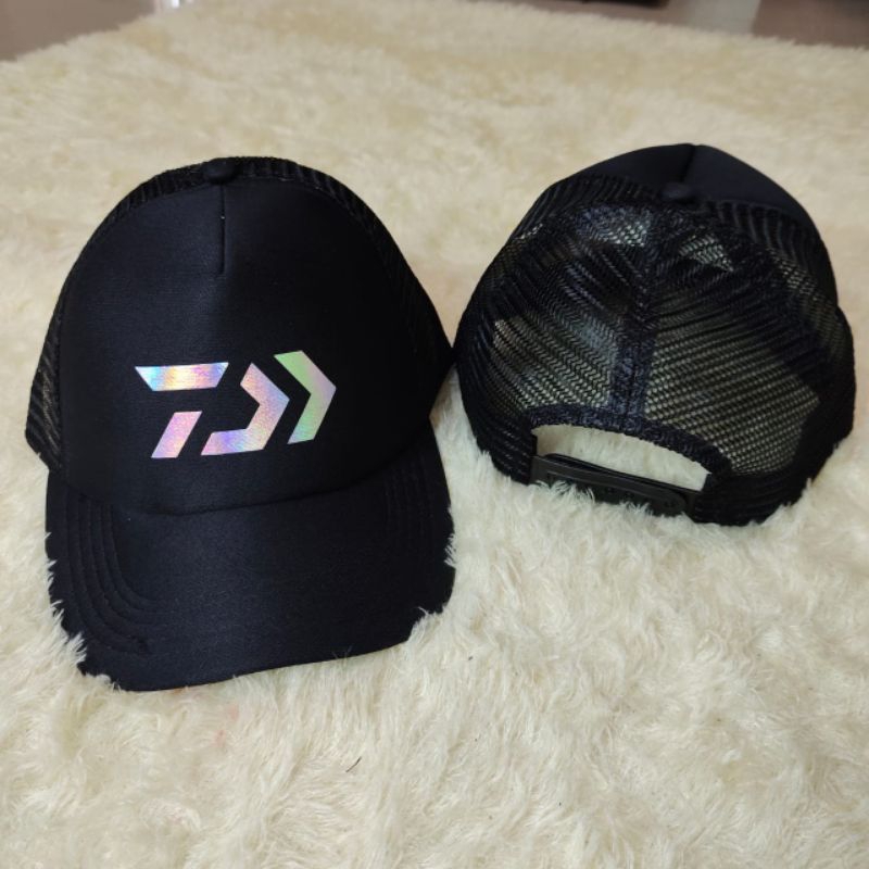 Topi Daiwa Trucker Jaring / Topi Mancing Daiwa / Topi Fishing Style / Topi Outdoor Trucker Jaring