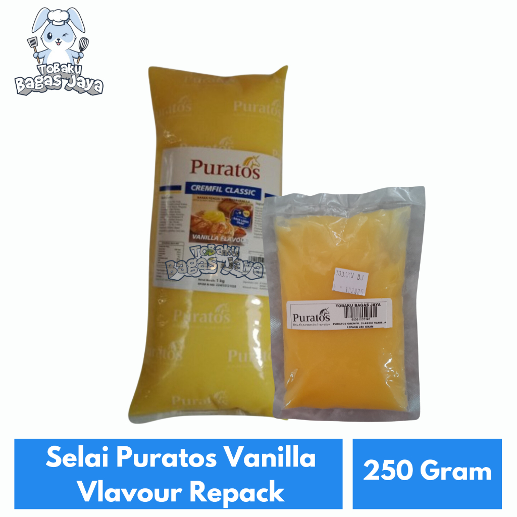 

Selai Cremfil Puratos Vanila Repack 250 Gram