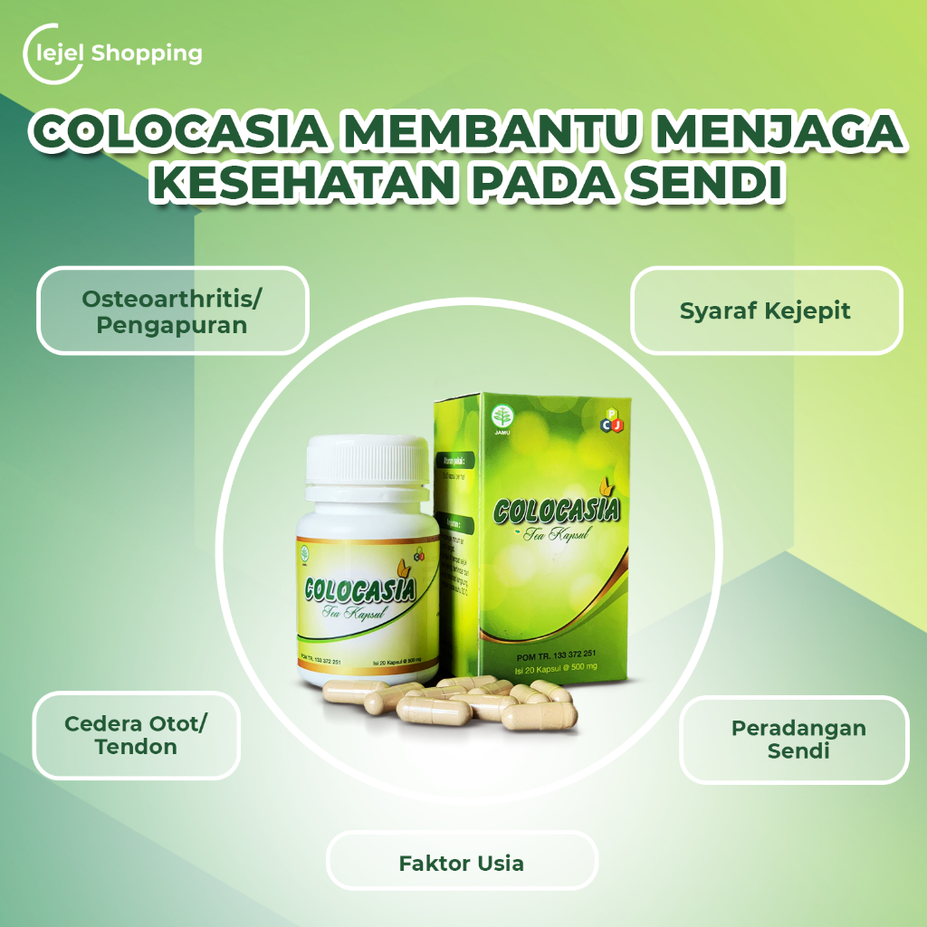 Colocasia Suplemen Obat Tulang Nyeri Sendi Untuk Aktivitas Bebas 3 +1