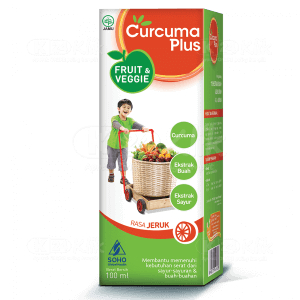 Curcuma Plus Fruit And Veggie Blackcurrant Sirup 200 ml