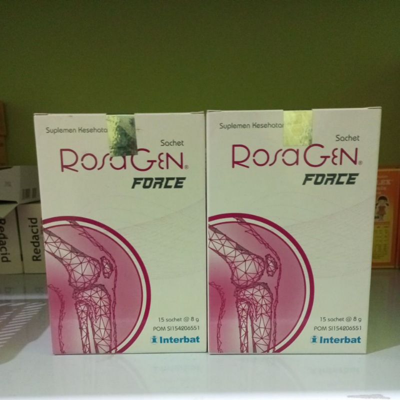 rosagen forte / suplemen kesehatan / box / 15 sachset