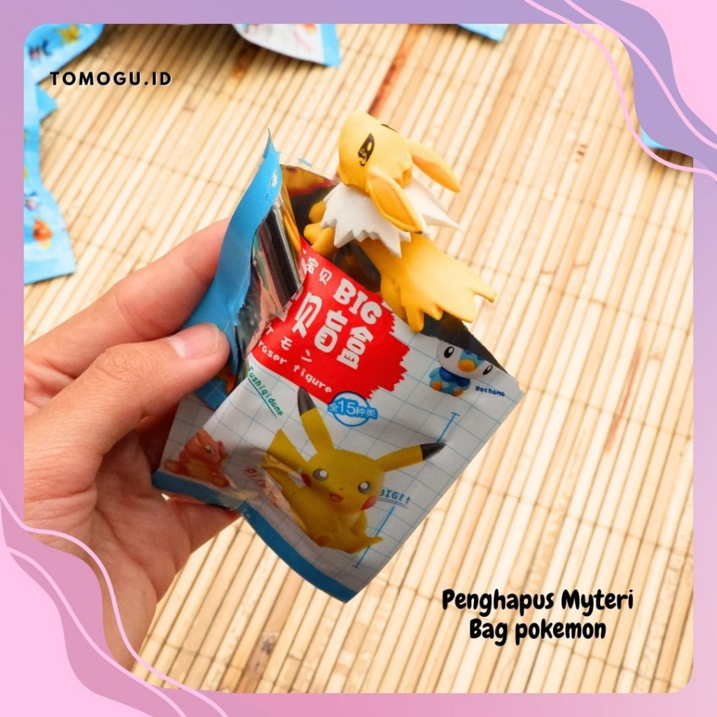 

Penghapus Karet Misteri Bag B-1000 Pokemon Eraser Hapusan Stip Setip Charmander Squirtle Bulbasaur