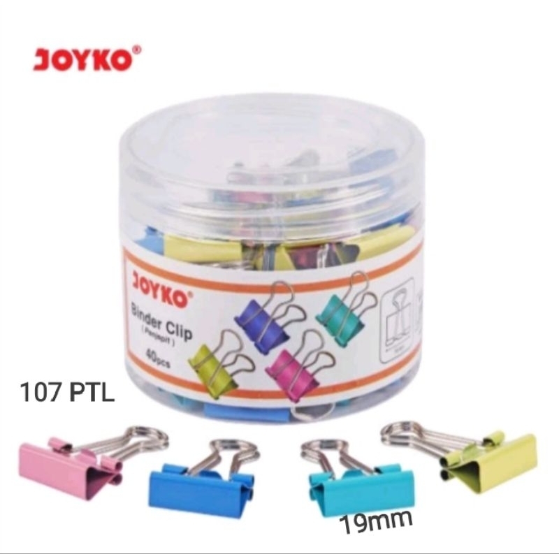 

binder clip / penjepit kertas merk joyko 107 PTL