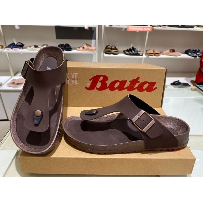 sandal jepit karet bata pria anti slip original 872-4173