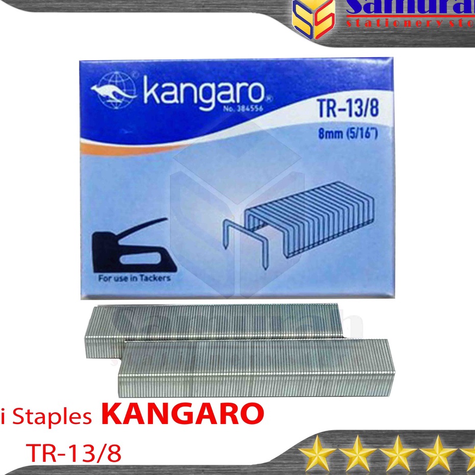 

ORDER Isi Staples Tembak Kangaro TR 138 Refill Tacker 8mm 516 TR138 Stapler Kangaroo TR138 Strapler Kanggaro