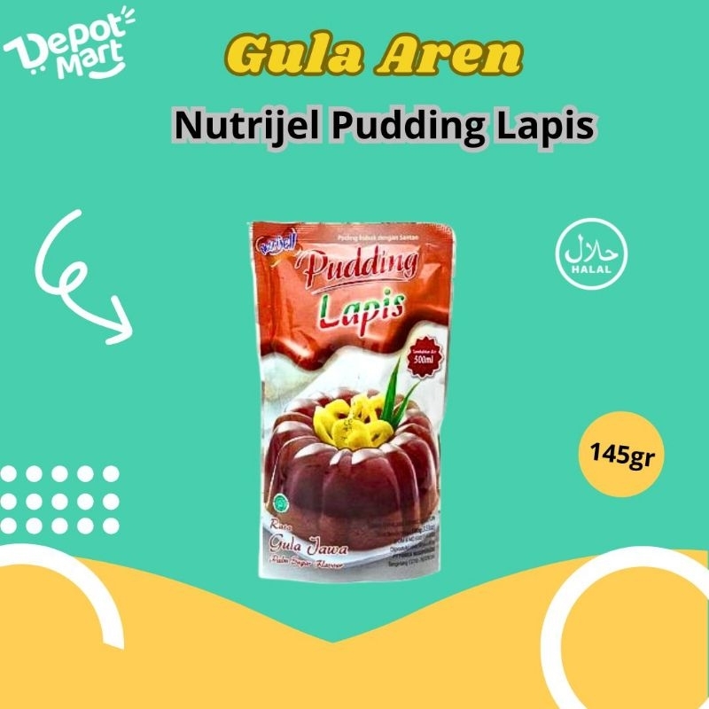 

Nutrijell Pudding Lapis Rasa Gula Jawa 100gr Palm Sugar Flavour - Depot Mart