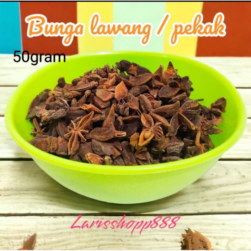 

pekak 50gram / bunga lawang 50gr / star anise LS