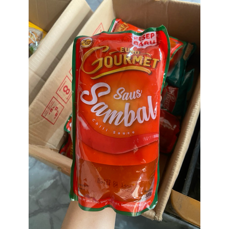 

saus gourmet sambal 500gr