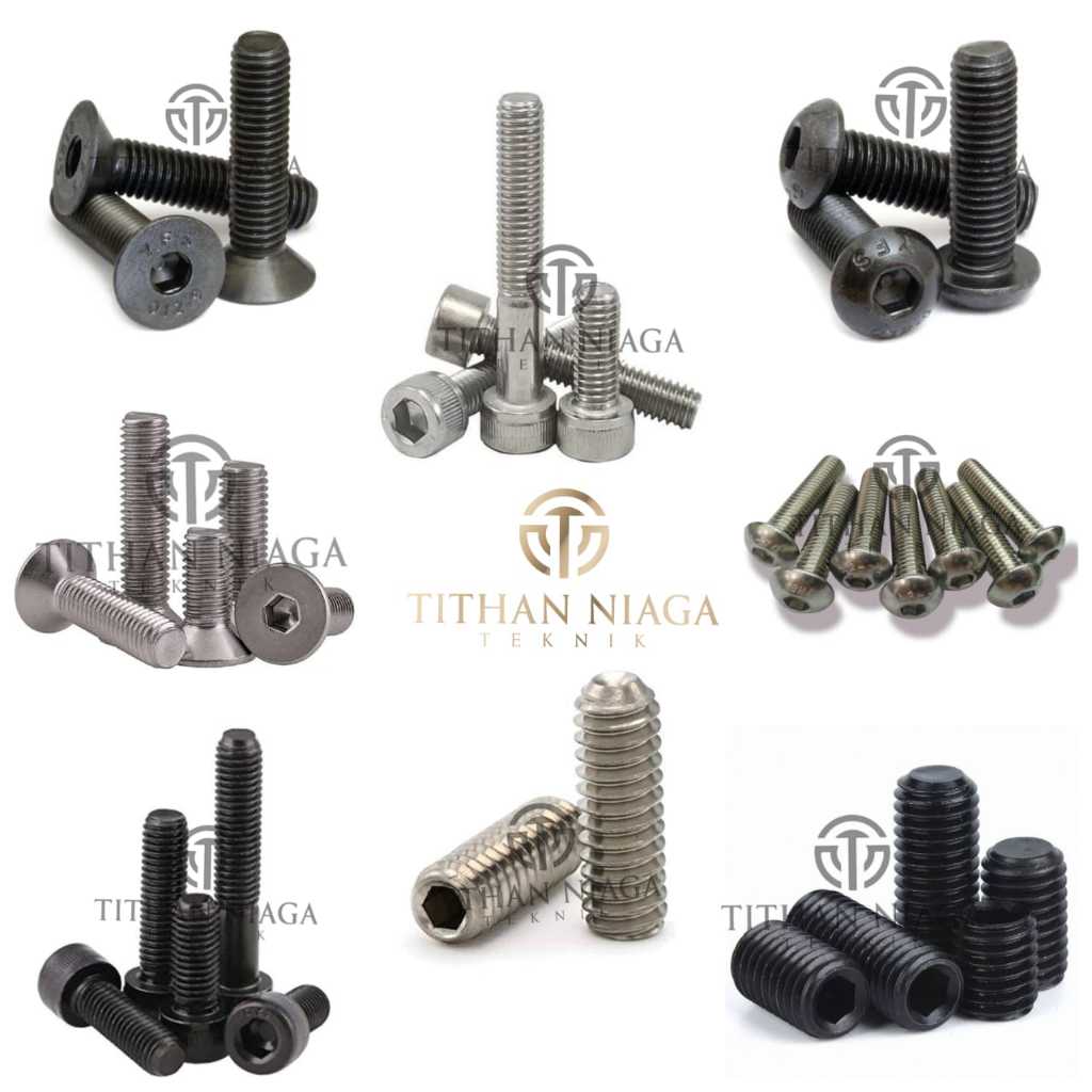 M10X150 PITCH 1.5 KASAR ; BOLT L STAINLESS STEEL SUS304 SS304 304 ANTI KARAT / BAJA HITAM BLACK 12.9