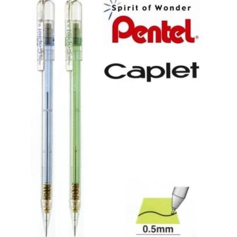 

MURRRMERRR Pensil Mekanik Mechanical Pencil PENTEL Caplet 5 mm