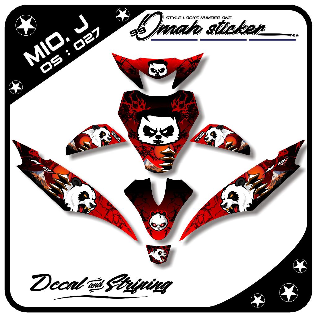 decal mio j full body .stiker decal mio j full body . ADT.027