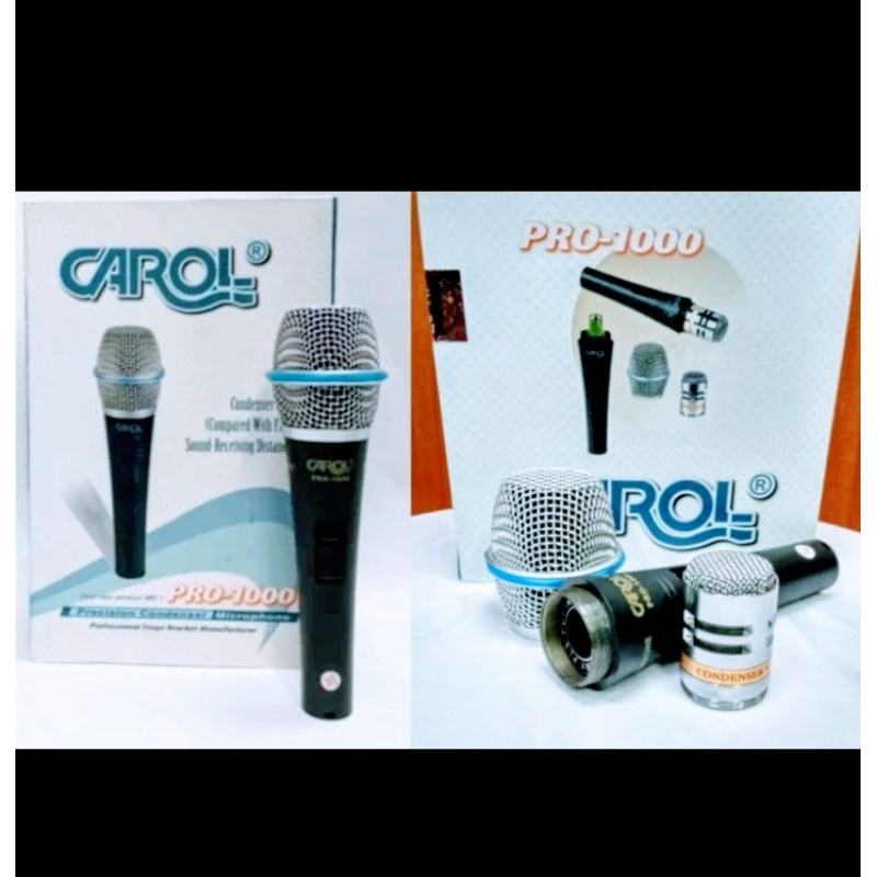 MIC CONDENSOR PROFESIONAL CAROL PRO 1000 super sensitip/ peka
