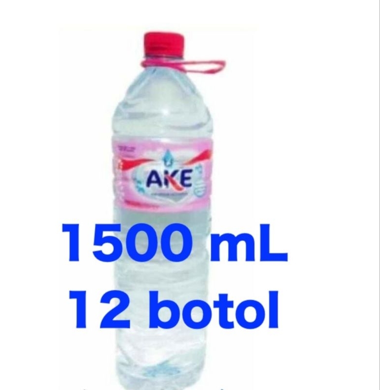 

Ake Air Mineral 1500 ml isi 12 botol per dus