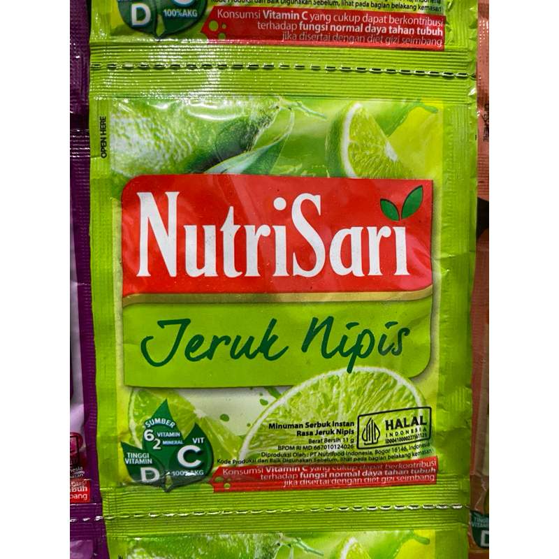 

nutrisari sasect rasa jeruk nipis 1 renteng isi 10pcs