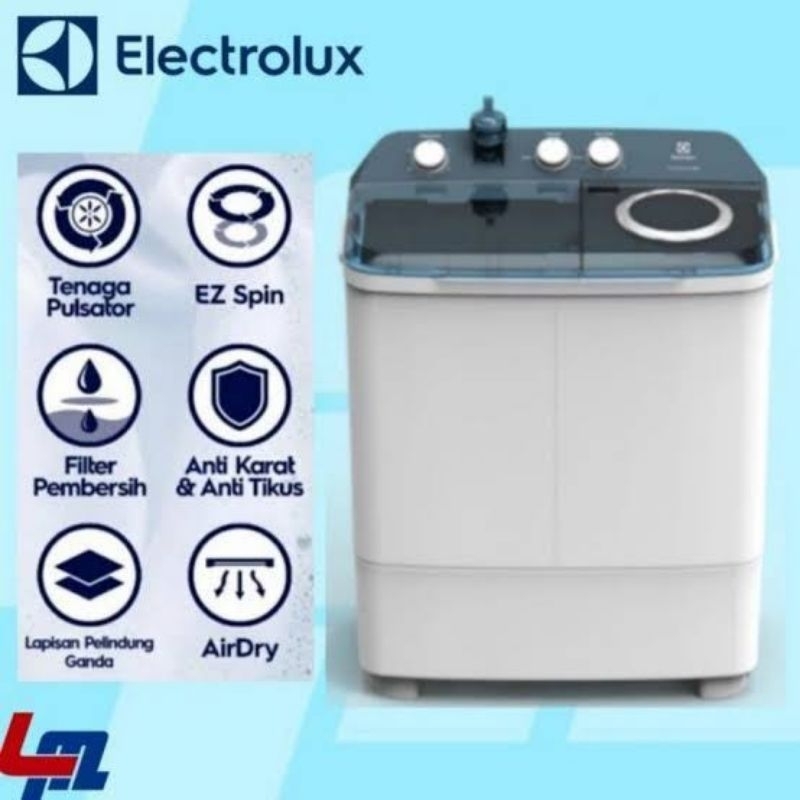 ELECTROLUX EWS87262WA MESIN CUCI 2 TABUNG 7 KG TWIN TUBE EWS 87262 WA