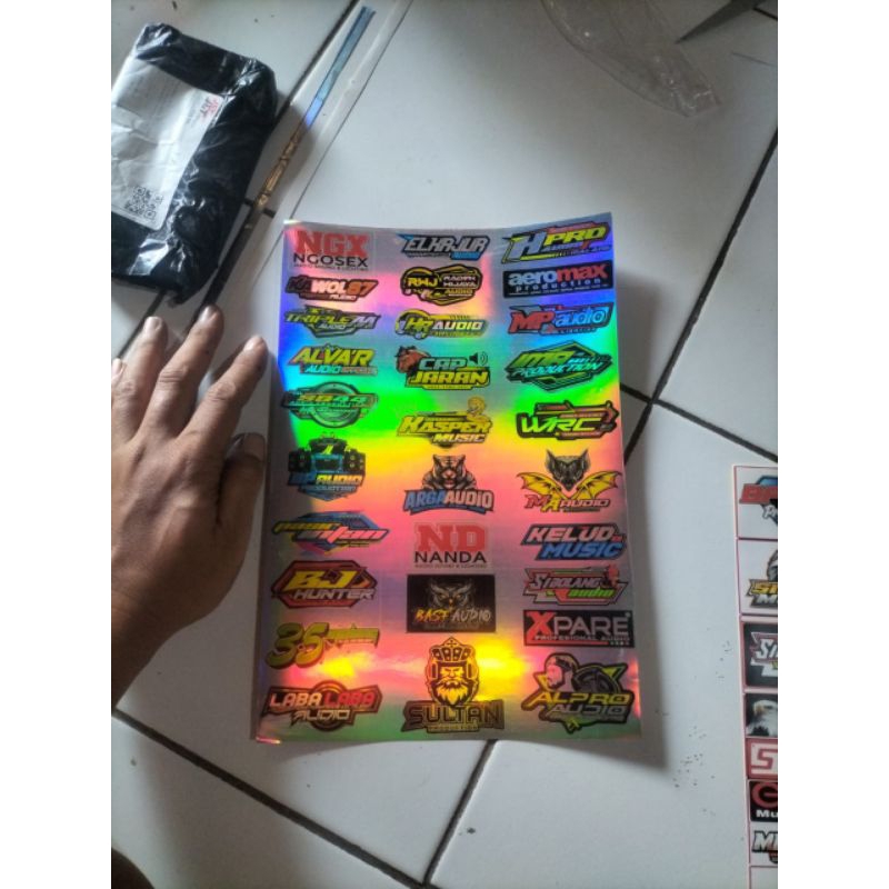 

STIKER SOUND | STIKER AUDIO | STIKER SOUNDSYSTEM | STIKER PACK | STIKER 1 LEMBAR | STIKER HOLOGRAM | STIKER ANTI AIR