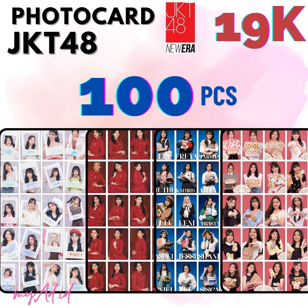 [100 PCS] PHOTOCARD JKT48 - BANZAI VENUS, 10TH ANNIVERSARY, LIBRARY, VALENTINE