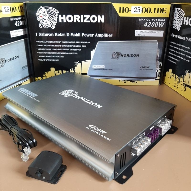 POWER AMPLIFIER MONOBLOK HORIZON HO 2500.1DE MONOBLOCK HORIZON 2500.1DE