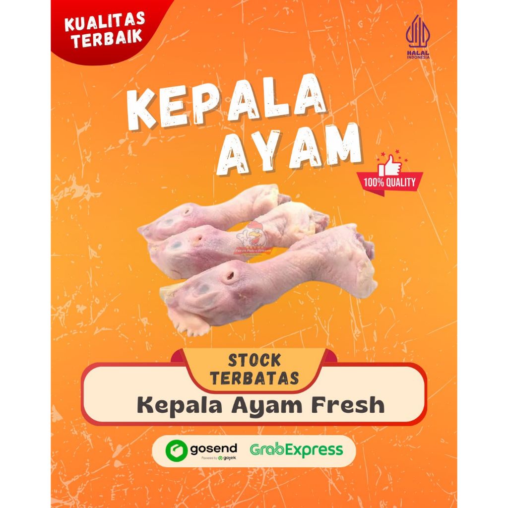

KEPALA AYAM FRESH FROZEN PER KG