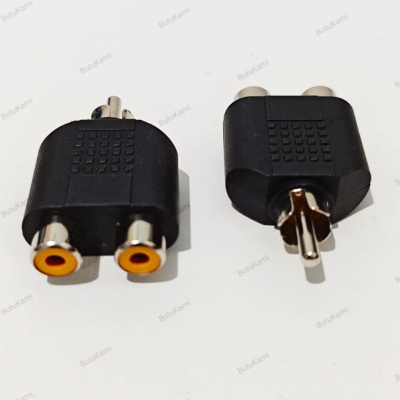 T Jack RCA Converter Jack RCA to 2 Cover RCA Y RCA Jack AV T RCA Spliter Jack Video 3557