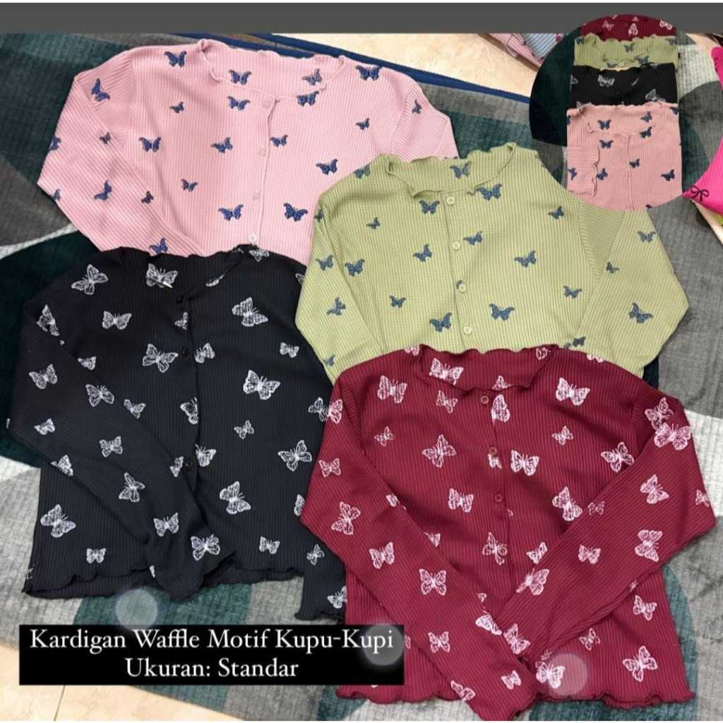 [] NERO KIDS [] CARDIGAN // CARDI KANCING KUPU KUPU PREMIUM // CARDIGAN RAJUT KANCING KROP TOP 2024