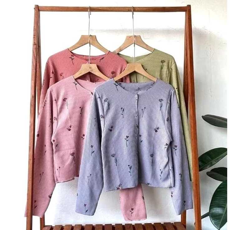 [] NERO KIDS [] CARDIGAN // CARDIGAN KANCING MOTIF KEMBANG TERBARU  // CARDIGAN RAJUT KROP TOP KANCI