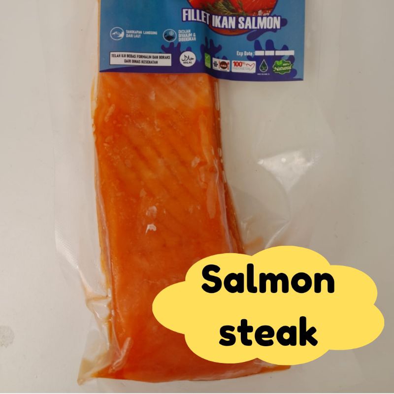 

Salmon Steak Fillet Salmon ±200gr