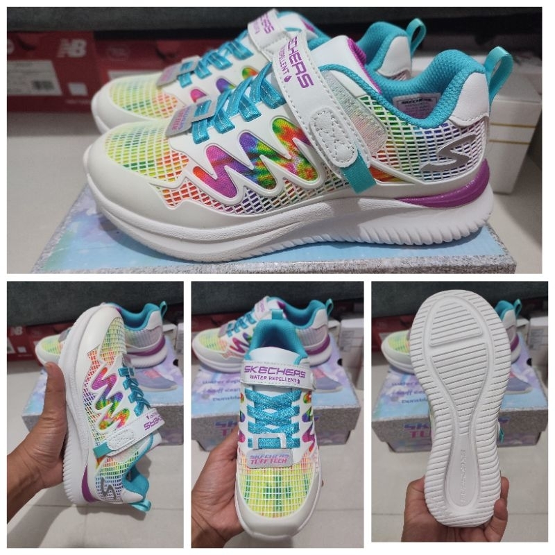 Sepatu skechers anak perempuan original