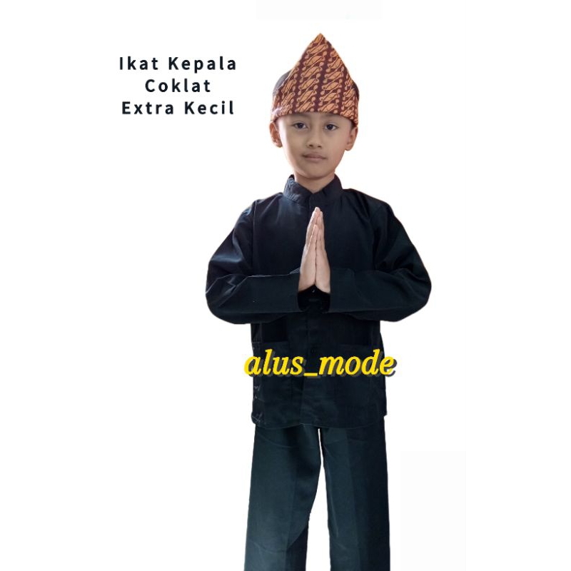 Slayer Ikat Segitiga Iket Kepala Batik Coklat Iket Segitiga Ikat Kepala Sunda Anak Ikat Kepala Sunda