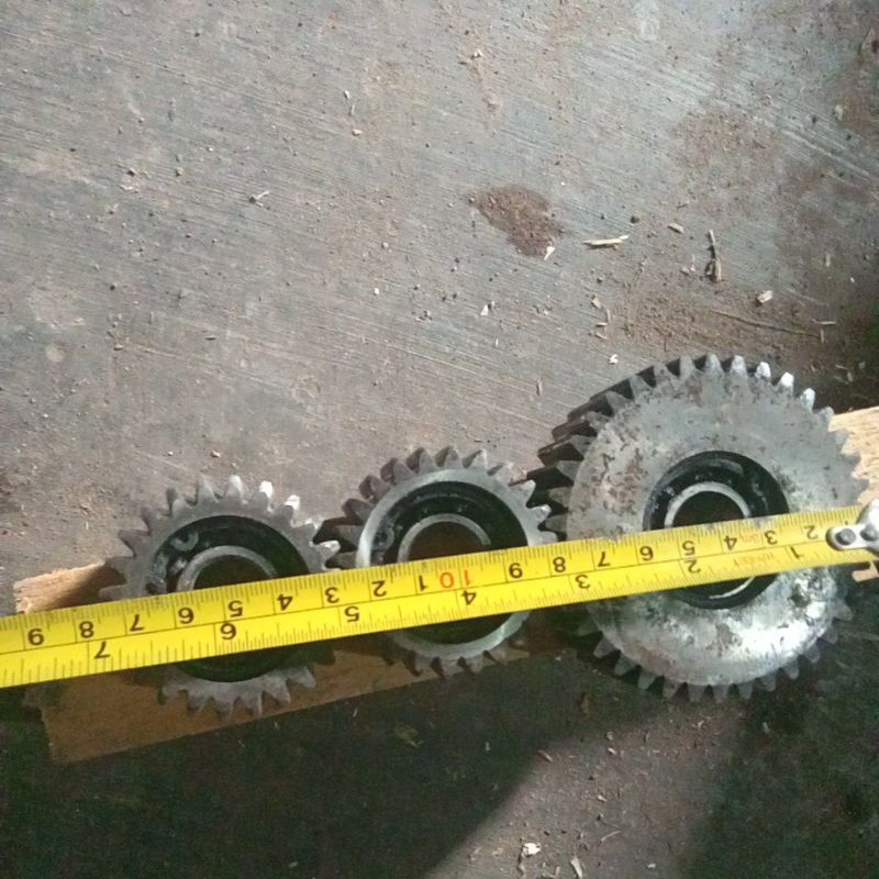 gear besi as12mm