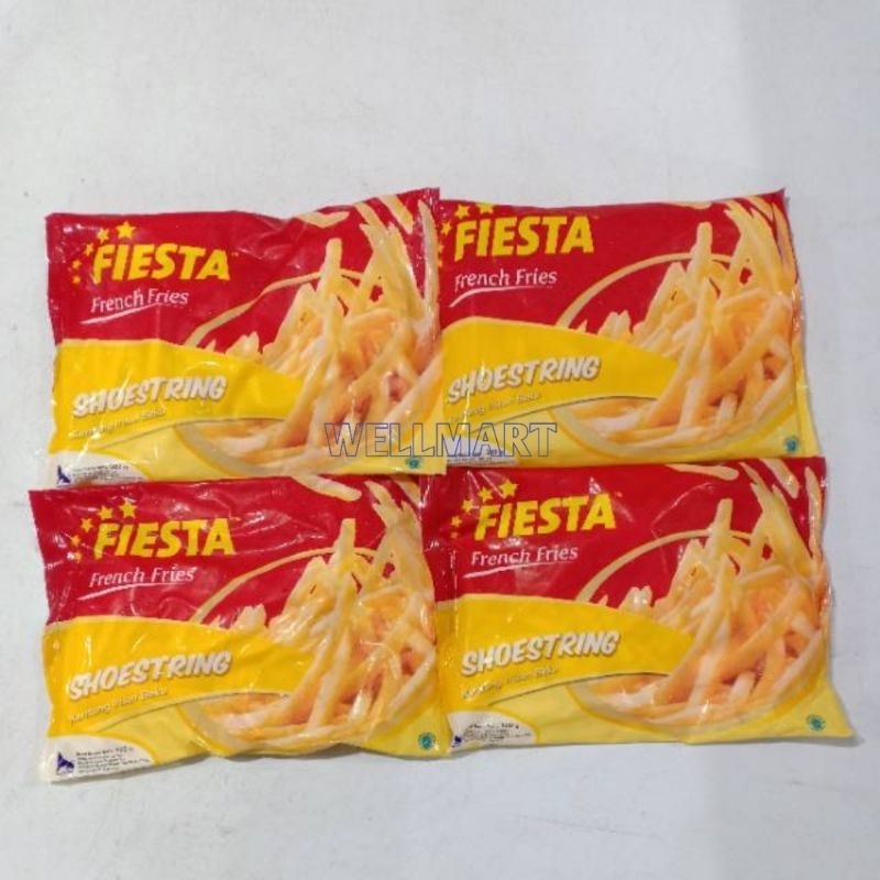 

Fiesta French Fries Shoestring 500g Kentang Irisan Beku