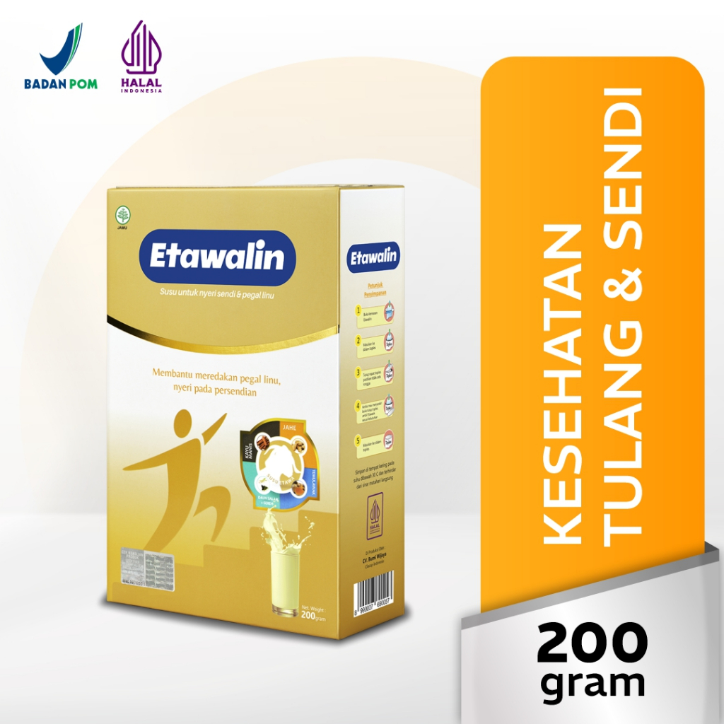 

ETAWALIN SUSU ETAWA - Atasi Asam Urat Rematik Nyeri Tulang Dan Sendi - Garansi Resmi BPOM Dan Halal MUI 100% Original -