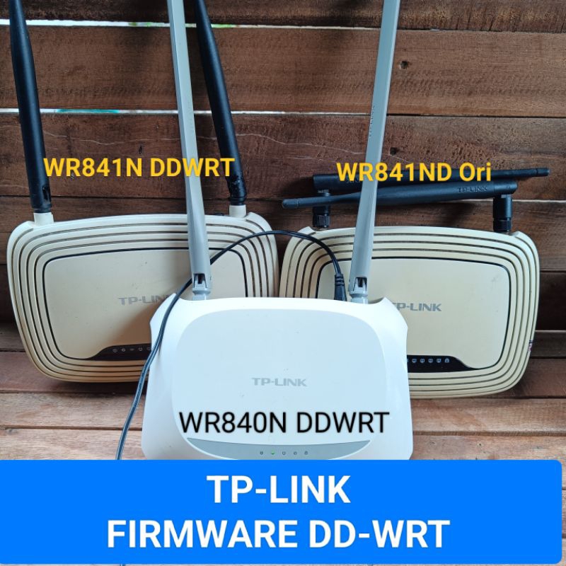 TP-LINK WR840N V2 DD-WRT | WR841ND Ori | WR841N DDWRT Bekas Nembbakk Seamless