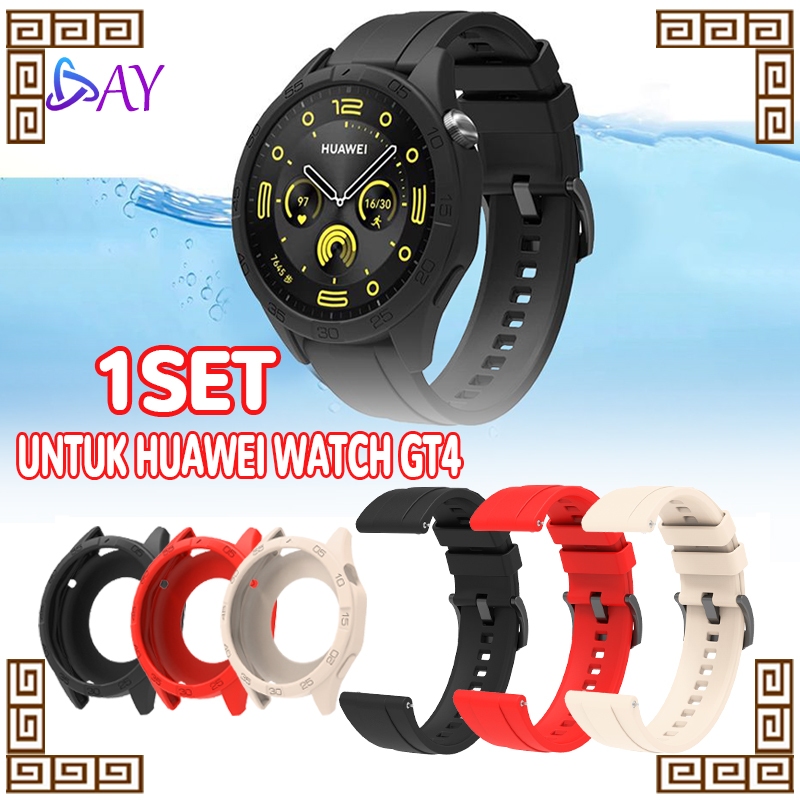 Strap Universal+Bumper Huawei Band  Watchband For Huawei Strap Huawei Gt 4 46mm Strap Smartwatch Hua