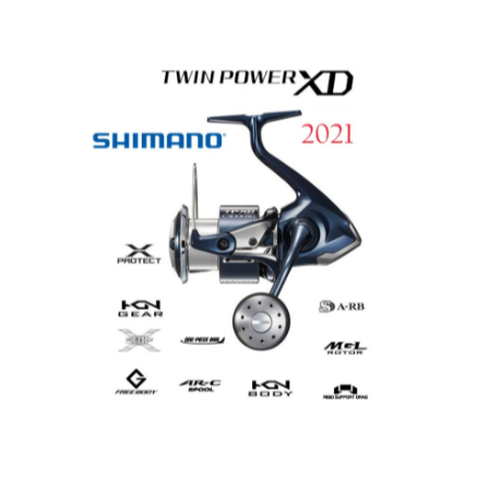 Gulungan Senar Pancing Rel Rell Spinning Shimano Twin Power Twinpower XD C3000XG Model 2021 Japan