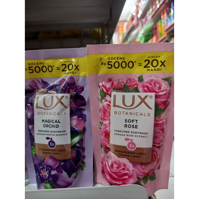 Lux Sabun Mandi Cair Botanical Magical Orchid/ Soft Rose kemasan 5000 85ml