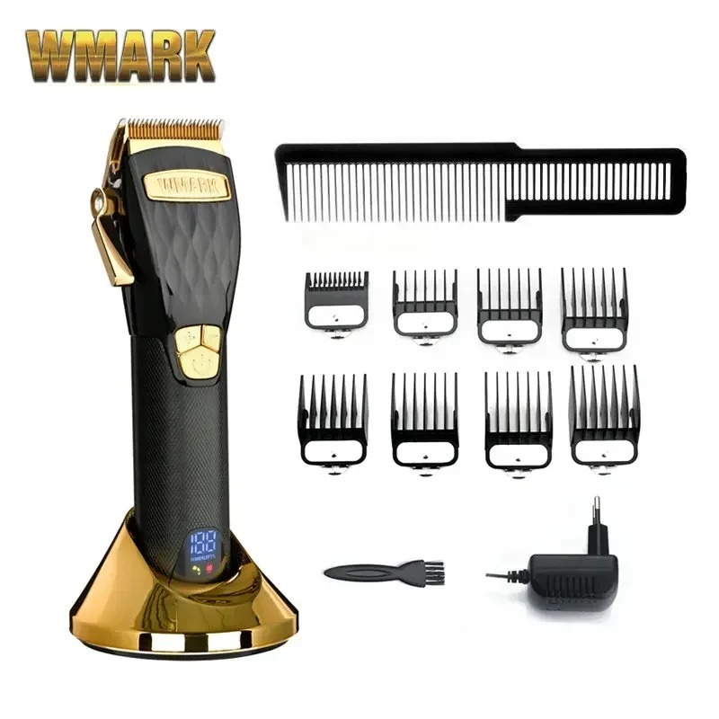 Alat Cukur Wmark NG-2032 Professional Hair Clipper for Men Lengkap Dengan Dudukan Cas Cordless