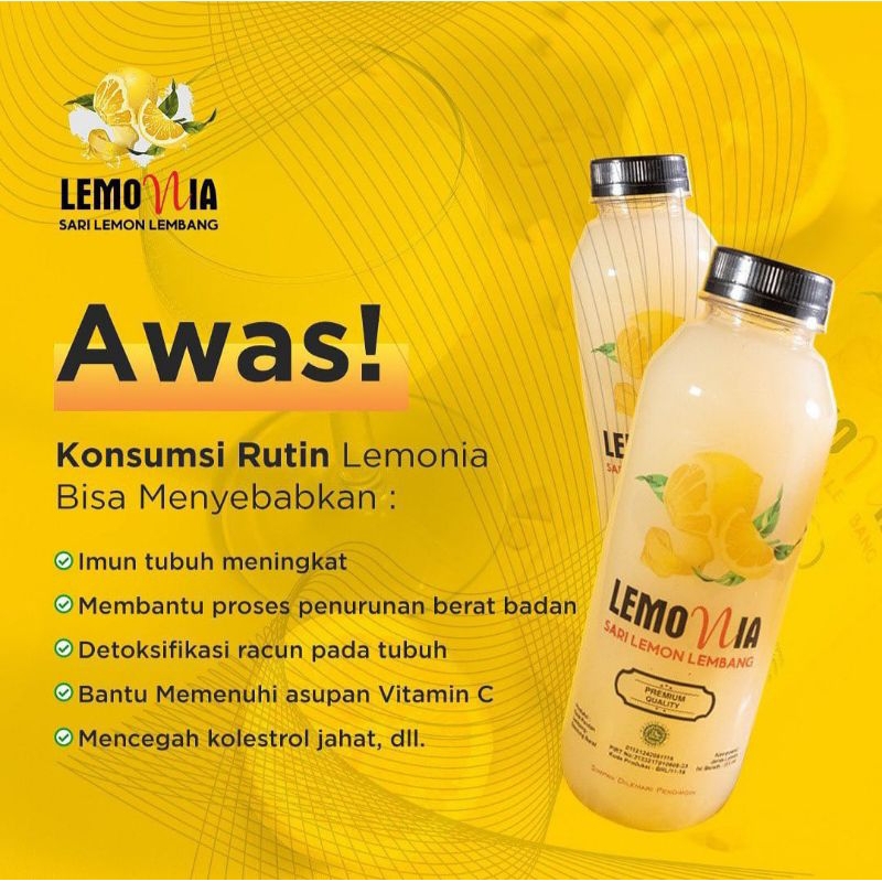 

Lemonia Lembang - Minuman Pure Lemon