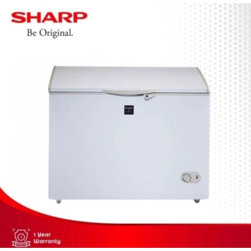 BOX FREEZER SHARP 250LITER FRV300 CHEST FREEZER SHARP 250L FRV300