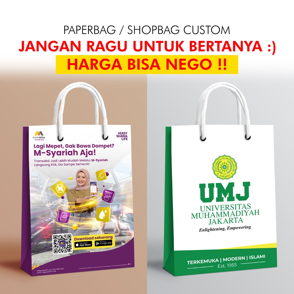 

CETAK PRINT PAPERBAG SHOPPINGBAG PREMIUM FULLCOLOUR LAMINATING TERMURAH DAN CEPAT