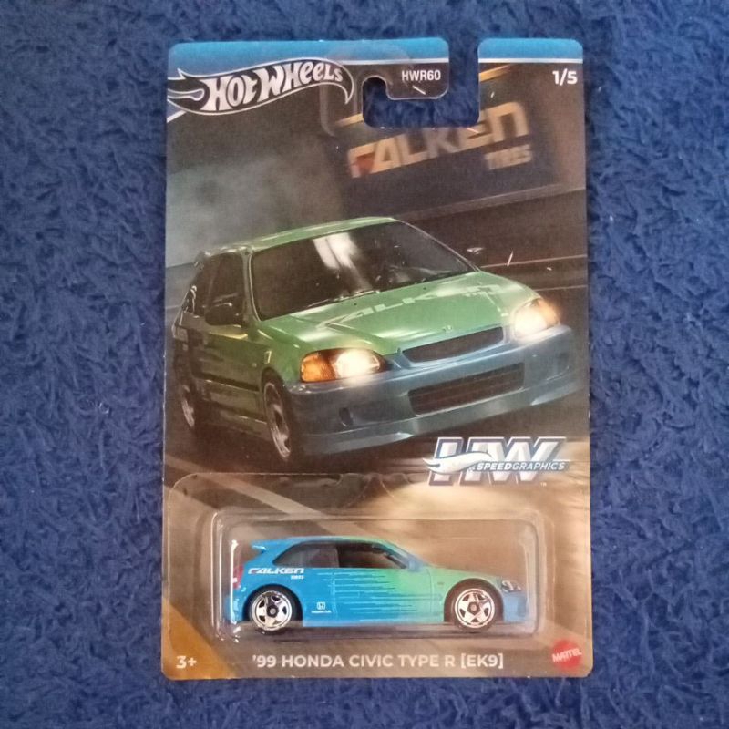Hot Wheels HW Speed Graphics 99 Honda Civic Type R (EK9) FALKEN