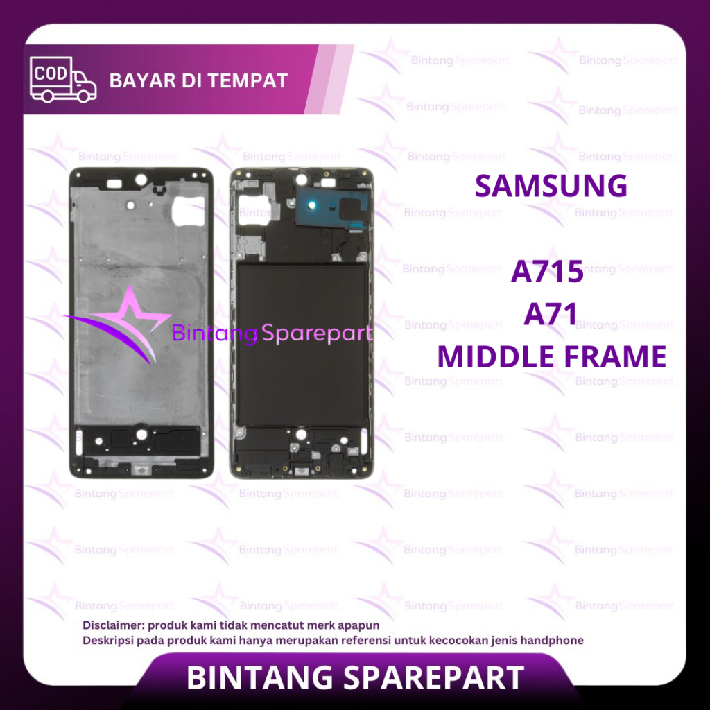 MIDDLE FRAME LCD SAMSUNG A715 ( GALAXY A71 )