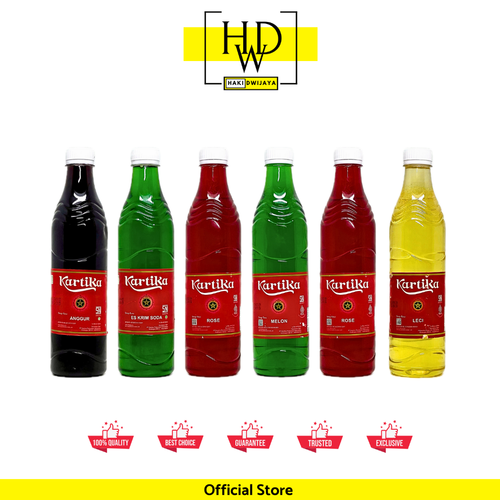 

KARTIKA Sirup Aneka Rasa 400ml, 620ml