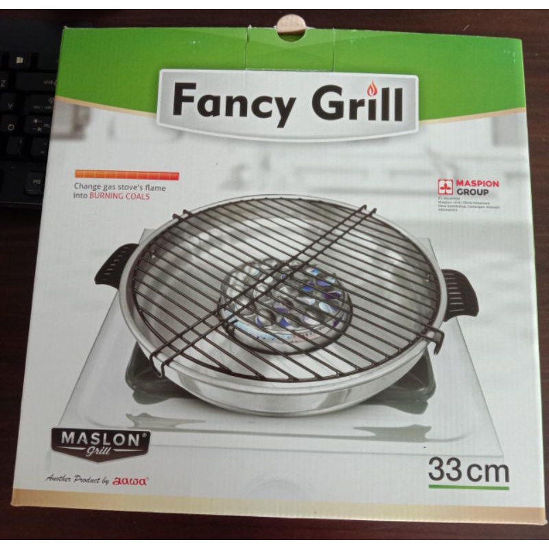 Maspion Fancy Grill 33 cm Alat Panggang Serbaguna