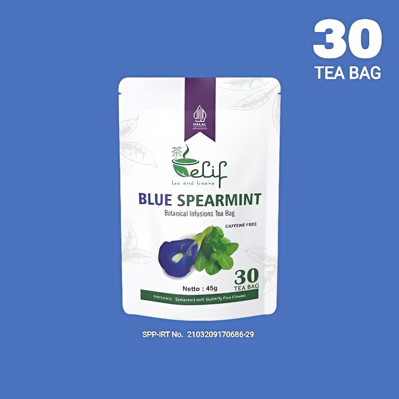 

Teh Tea Blue Spearmint Bunga Telang Butterfly Pea isi 30 Bag