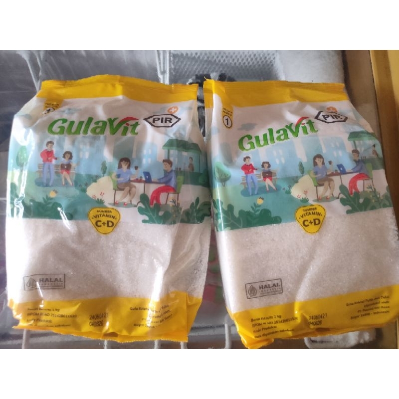 

Gula pasir gulavit gula vit kemasan 1kg 1 kilo