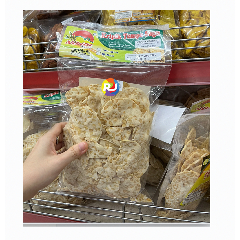 

Snack Cemilan Tradisional Keripik Tempe Sagu Nikita 200gr