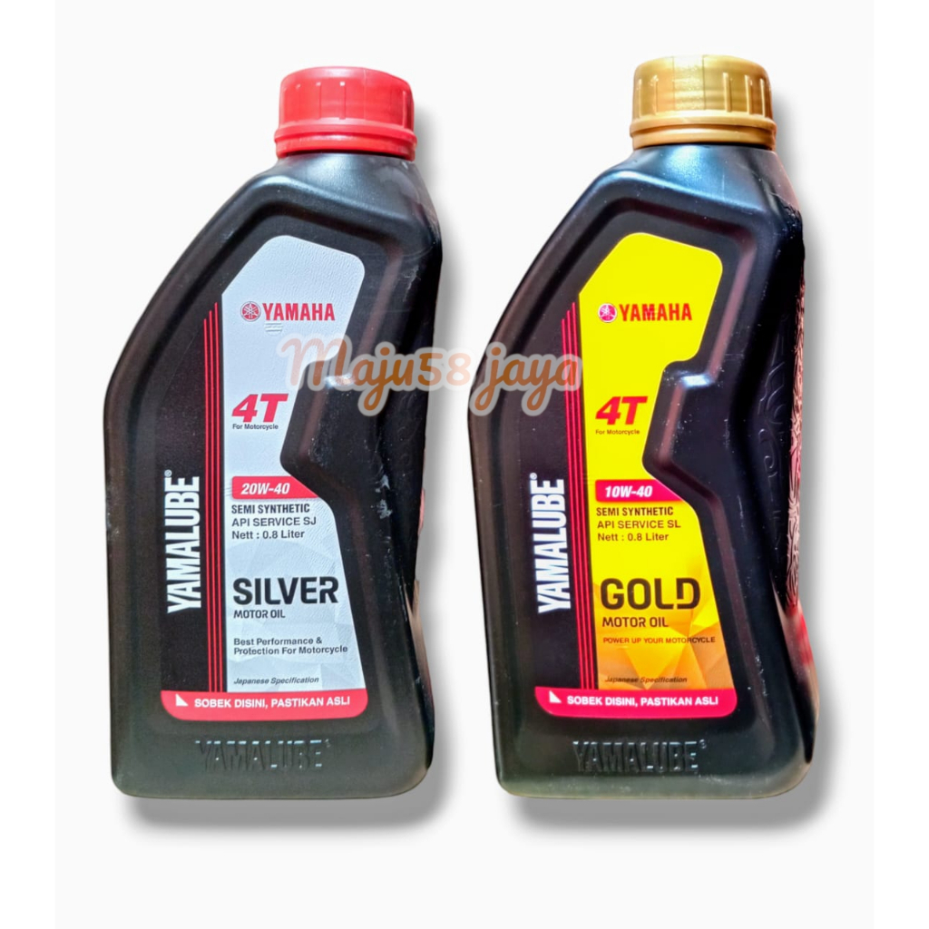 OLI YAMALUBE SILVER 800ml & YAMALUBE GOLD 800ml Oli Motor Yamaha Oli Motor Bebek